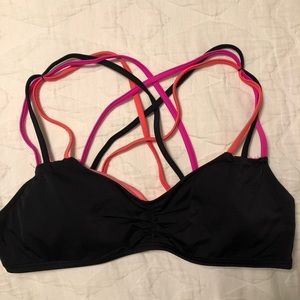 PINK swim top with fun back!